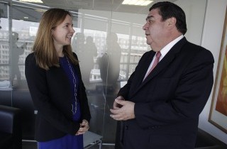 Subsecretaria Trusich se reúne con Alberto Salas, el nuevo líder de la CPC