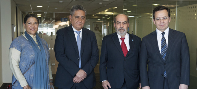 Ministro Céspedes se reúne con director de la FAO para hablar sobre la ley de pesca