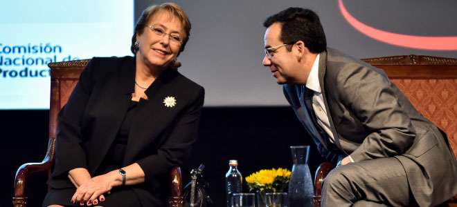 Presidenta Bachelet  afirmó que la economía necesita de mayor valor agregado, de innovación y capital humano para enfrentar las exigencias del siglo XXI