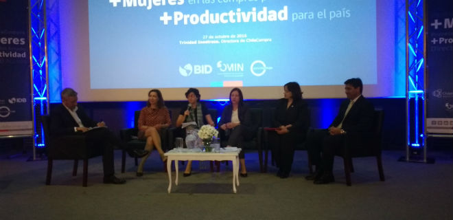 “La inversión en las mujeres es uno de los medios más eficaces de aumentar la igualdad y promover un crecimiento económico inclusivo y sostenible” Ministra de Economía(s) Natalia Piergentili