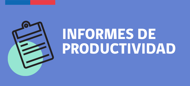 informes de productividad ministerio de economía fomento y turismo