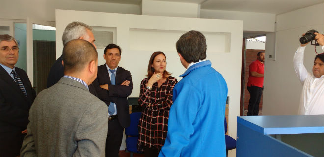 Subsecretaria Natalia Piergentili visitó construcción de nuevo Centro de Desarrollo de Negocios en San Fernando