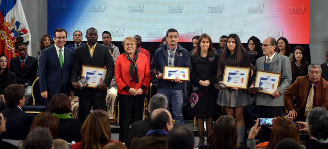 Presidenta Bachelet anuncia que Censo 2017 alcanzó una cobertura del 98,95% de las viviendas