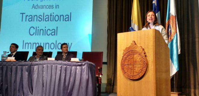 Ministra(s) de Economía, Natalia Piergentili participó en Congreso Internacional sobre Inmunología