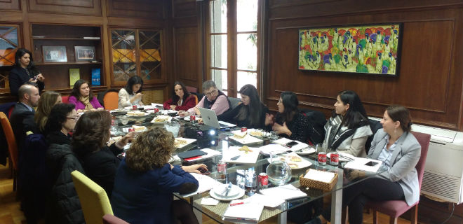 Subsecretaria Natalia Piergentili participó en Reunión de Líderes de Iniciativa Paridad de Género