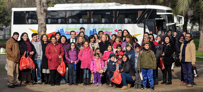 Presidenta Bachelet da el vamos al programa Turismo Familiar en vacaciones de invierno