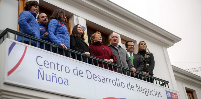 Presidenta Bachelet adelanta la meta: inaugura el Centro de Desarrollo de Negocios N° 51