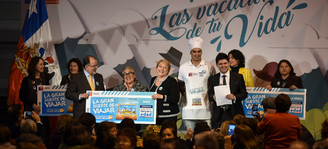 Presidenta Bachelet: “Más de medio millón de personas ha recorrido el país con programa Vacaciones Tercera Edad”