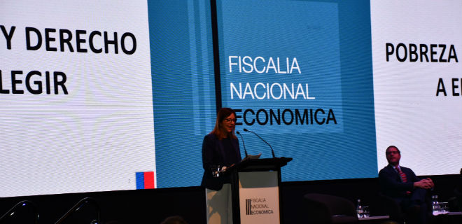 Ministra(s) de Economía Natalia Piergentili encabezó el Día de la Libre Competencia