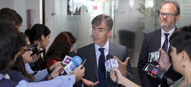 Ministro Valente se reúne con presidente de la Sofofa para impulsar cooperación público-privada