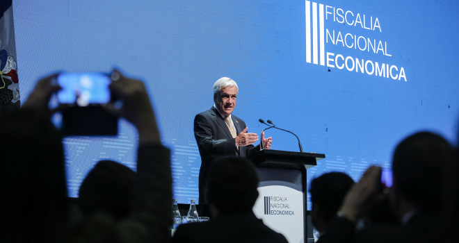 Presidente Sebastián Piñera nombra al nuevo Fiscal Nacional Económico