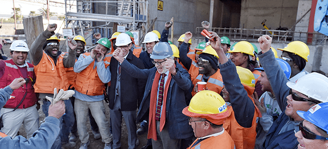 Ministro Fontaine en visita a planta Telepizza: “obras como esta son un acto de confianza en el futuro de Chile”