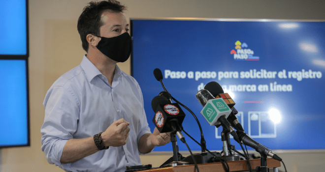 Ministro Lucas Palacios revela alza de 34% en la inscripción de marcas ante el INAPI en julio producto de la pandemia