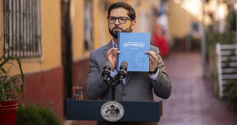 Presidente da a conocer Pacto Fiscal para el Desarrollo y el Bienestar de Chile