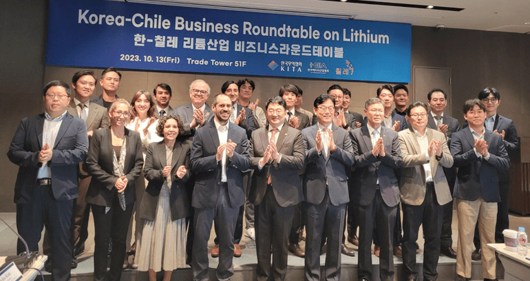 Alto interés por la industria del litio marcó jornada final de visita del ministro Grau e InvestChile a Corea