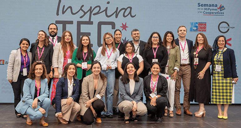 Mujeres emprendedoras STEM de Calbuco, Olmué y Chillán ganan la VII versión del Premio InspiraTEC 2023.