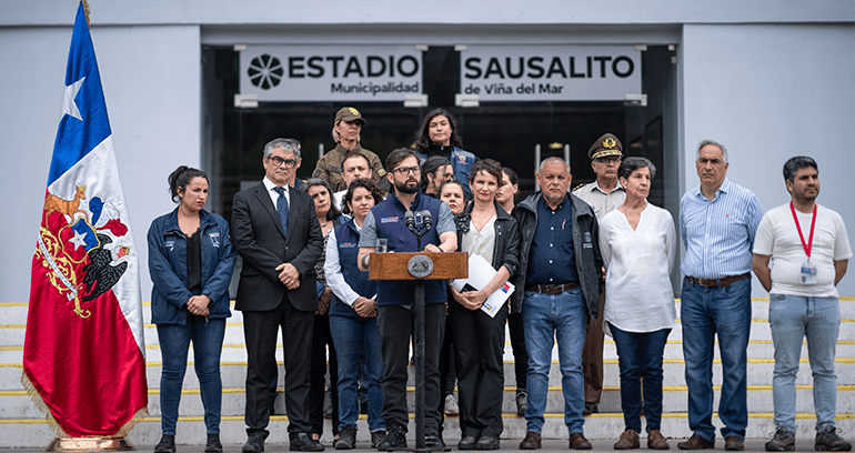 Presidente de la República, Gabriel Boric Font, activa el Fondo Nacional de Reconstrucción para las provincias de Valparaíso y Marga Marga