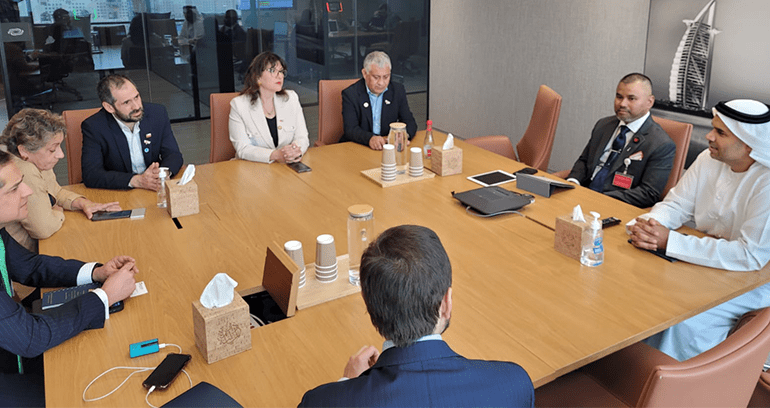 Gira de ministro Grau e InvestChile culmina con encuentro con fondos de inversión y autoridades de Dubai