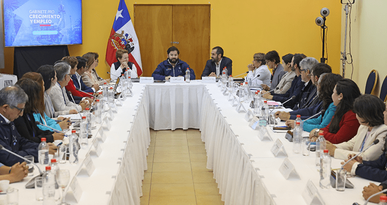 Presidente de la República, Gabriel Boric Font, encabezó un nuevo Gabinete Pro Crecimiento y Empleo en la Región de Antofagasta