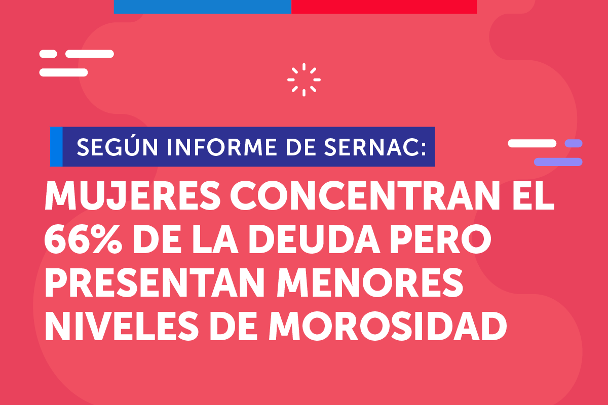 Sernac: Mujeres presentan menores niveles de morosidad, aunque concentran el 66% de la deuda