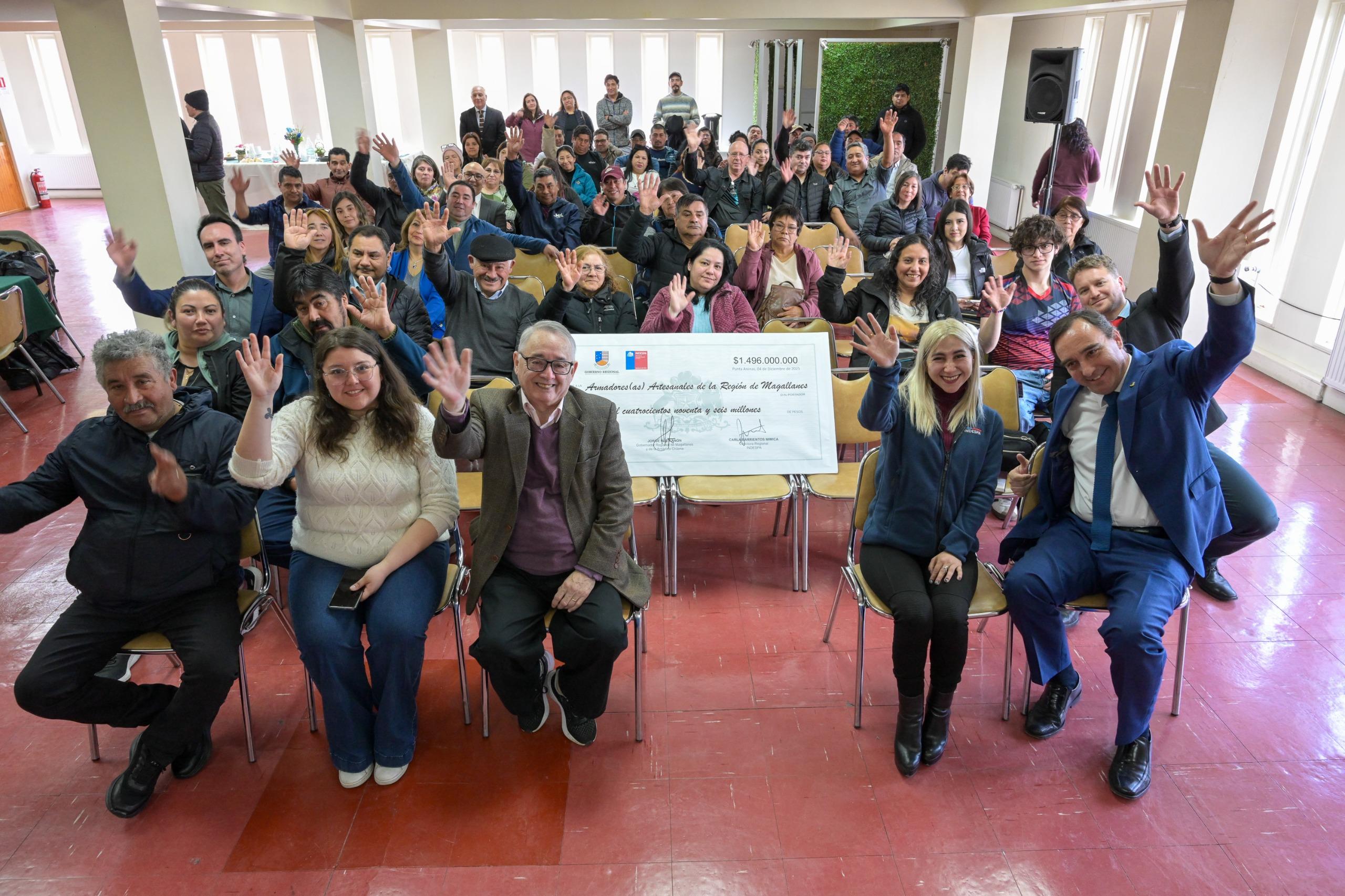 Gobierno Regional de Magallanes e INDESPA apoyan mejoras en 187 embarcaciones de pesca artesanal en la región