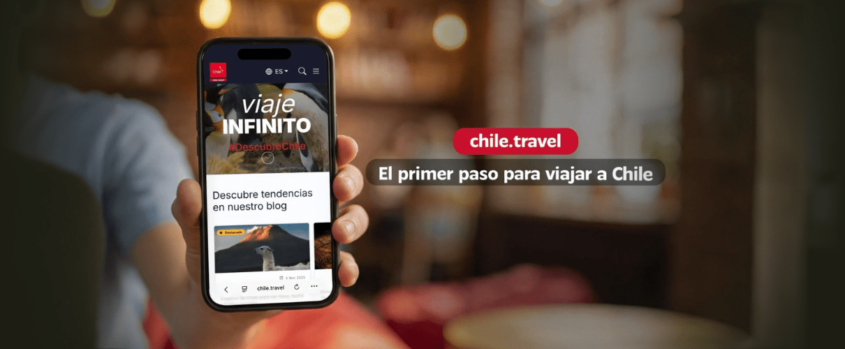 Sernatur renueva Chile.Travel para facilitar la planificación de viajes y fortalecer la promoción turística internacional