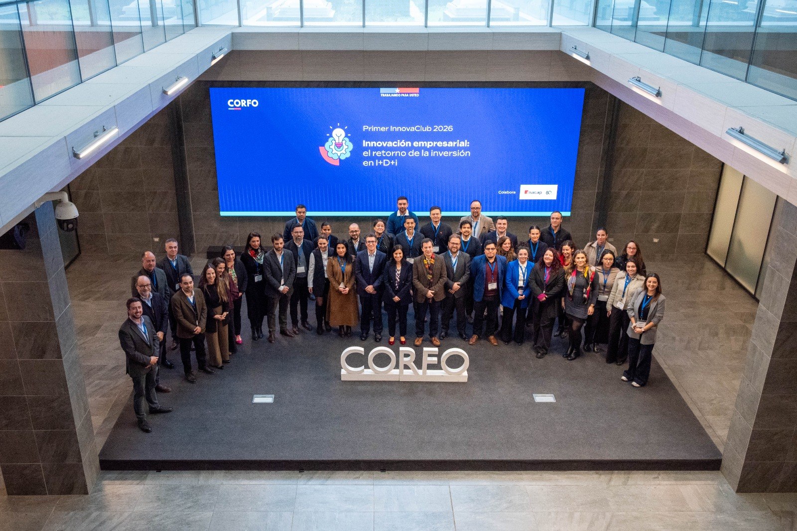 Empresas buscan medir el impacto real de la innovación en primer encuentro InnovaClub de Corfo