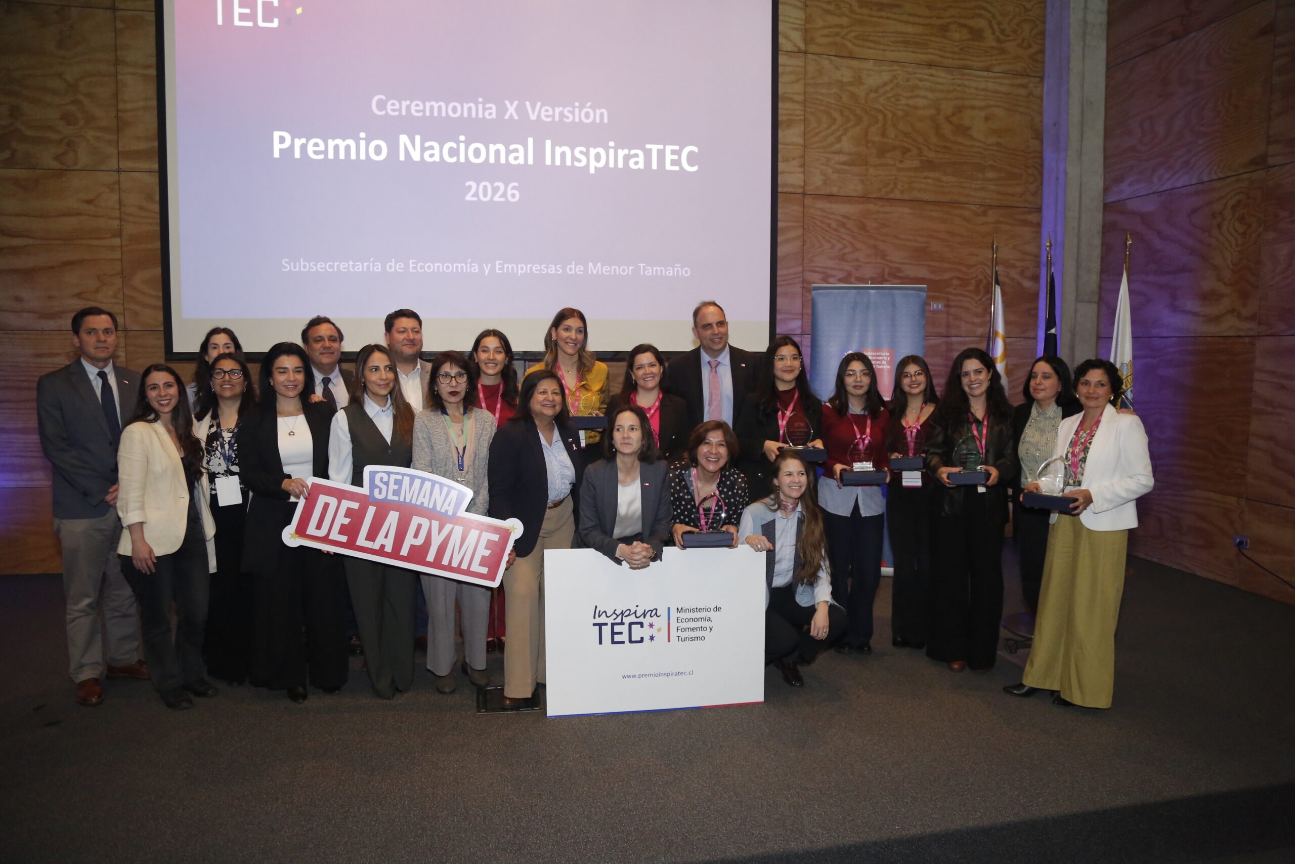 Tres emprendimientos regionales obtienen el Premio InspiraTEC 2026